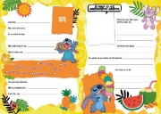 Buchcover und Innenansicht für das Buch: Disney Stitch: Meine Freunde