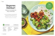 Buchcover und Innenansicht für das Buch: HelloFresh vegetarisch und vegan