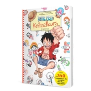 Buchcover und Innenansicht für das Buch: BALL-PEN DE KAKERU! ONE PIECE KANTAN ILLUST GUIDE