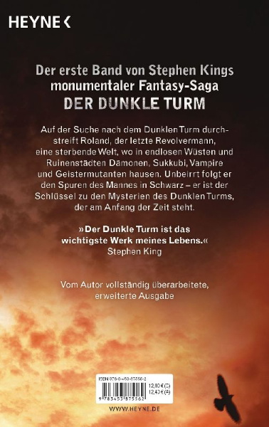 Buchcover und Innenansicht für das Buch: The Dark Tower 1. The Gunslinger