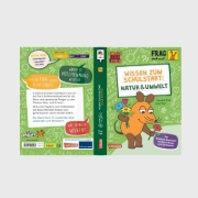 Buchcover und Innenansicht für das Buch: Frag doch mal ... die Maus: Wissen zum Schulstart: Natur und Umwelt