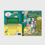 Buchcover und Innenansicht für das Buch: Die unlangweiligste Schule der Welt. Geheime Pause 3: Der Kaninchen-Trick