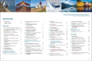 Buchcover und Innenansicht für das Buch: Das Reisebuch Skandinavien