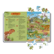 Buchcover und Innenansicht für das Buch: TRÖTSCH - Pappenbuch Puzzlebuch Dinosaurier| Ab 3 Jahren