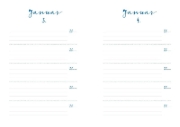 Buchcover und Innenansicht für das Buch: One Line a Day | Mein Fünf-Jahres-Tagebuch