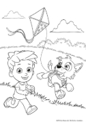Buchcover und Innenansicht für das Buch: PAW Patrol Kindergartenheft: Mein liebster Malblock