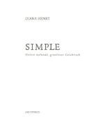 Buchcover und Innenansicht für das Buch: Simple