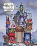 Buchcover und Innenansicht für das Buch: Disney Prinzessin: Entdecke die zauberhaften Schlösser!