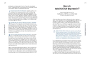 Buchcover und Innenansicht für das Buch: Hilfe bei Depressionen