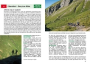 Buchcover und Innenansicht für das Buch: Alpenüberquerung Fernwanderweg E5, Rother Wanderführer