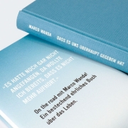 Buchcover und Innenansicht für das Buch: Dass es uns überhaupt gegeben hat