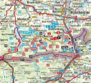 Buchcover und Innenansicht für das Buch: ROTHER Wanderführer Tegernsee, Schliersee, Spitzingsee. 60 Touren in den Bayerischen Voralpen zwischen Isar und Inn