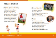 Buchcover und Innenansicht für das Buch: Dein Lesestart: Weißt du schon alles über Fußball? Ab 1. Klasse