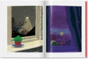 Buchcover und Innenansicht für das Buch: David Hockney. My Window