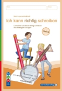 Buchcover und Innenansicht für das Buch: Mein Lupenschreibheft 1 bis 3 - Ich kann richtig schreiben - Ausgabe mit Artikelkennzeichnung (DaZ)