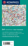 Buchcover und Innenansicht für das Buch: KOMPASS Wanderführer Salzkammergut BergeSeen Trail, 61 Touren mit Extra-Tourenkarte