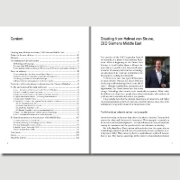 Buchcover und Innenansicht für das Buch: The Education Revolution in the Gulf and German Industry