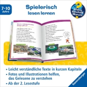 Buchcover und Innenansicht für das Buch: Wieso? Weshalb? Warum? Erstleser, Band 7: Fußball