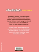 Buchcover und Innenansicht für das Buch: Trotteln