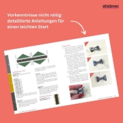 Buchcover und Innenansicht für das Buch: Perlen weben Schritt für Schritt