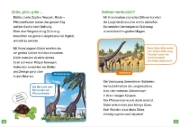 Buchcover und Innenansicht für das Buch: WAS IST WAS Erstes Lesen. Dinosaurier