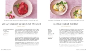Buchcover und Innenansicht für das Buch: Eis, Sorbets & Frozen Joghurts