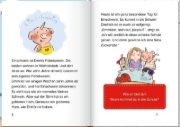 Buchcover und Innenansicht für das Buch: Emmi & Einschwein. Schulstart mit Eierkuchen