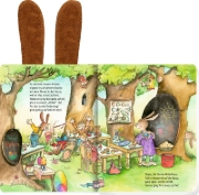 Buchcover und Innenansicht für das Buch: Stups, der kleine Osterhase (mit Plüschohren)