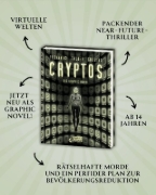 Buchcover und Innenansicht für das Buch: Cryptos - Die Graphic Novel
