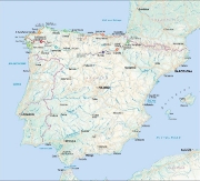 Buchcover und Innenansicht für das Buch: Nordspanien mit dem Wohnmobil