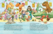 Buchcover und Innenansicht für das Buch: Der kleine Drache Kokosnuss und die Geburtstagsparty