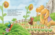 Buchcover und Innenansicht für das Buch: Der kleine Drache Kokosnuss und die Geburtstagsparty