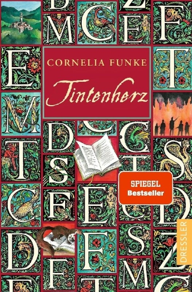 Buchcover und Innenansicht für das Buch: Tintenwelt 1. Tintenherz
