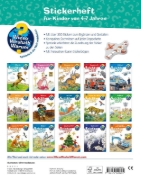 Buchcover und Innenansicht für das Buch: Wieso? Weshalb? Warum? Stickerheft - Flugzeuge