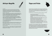Buchcover und Innenansicht für das Buch: The Vegan Air Fryer
