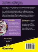 Buchcover und Innenansicht für das Buch: Allgemeines Verwaltungsrecht für Dummies