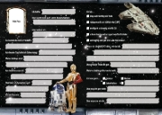 Buchcover und Innenansicht für das Buch: Star Wars Freundebuch: Meine Freunde