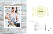 Buchcover und Innenansicht für das Buch: 365 Low-Carb-Rezepte