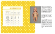 Buchcover und Innenansicht für das Buch: Hej. Minimode - Süße Puppenkleidung nähen