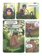 Buchcover und Innenansicht für das Buch: Enola et les animaux extraordinaires 2