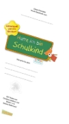 Buchcover und Innenansicht für das Buch: Schlau für die Schule: Lustige Rätsel zum Schulanfang (Schultüte rot)