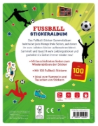 Buchcover und Innenansicht für das Buch: Mein Stickeralbum Fußball mit 100 Stickern