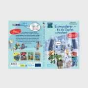 Buchcover und Innenansicht für das Buch: Minecraft 10: Eiswanderer - bis die Zapfen schmelzen!
