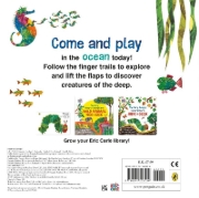 Buchcover und Innenansicht für das Buch: The Very Hungry Caterpillar's Ocean Hide-and-Seek