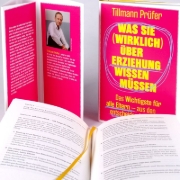 Buchcover und Innenansicht für das Buch: Was Sie (wirklich) über Erziehung wissen müssen