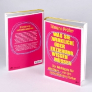 Buchcover und Innenansicht für das Buch: Was Sie (wirklich) über Erziehung wissen müssen