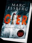 Buchcover und Innenansicht für das Buch: GIER - Wie weit würdest du gehen?
