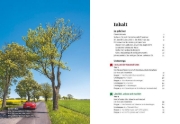 Buchcover und Innenansicht für das Buch: ADAC Roadtrips Mecklenburg-Vorpommern mit Ostseeküste
