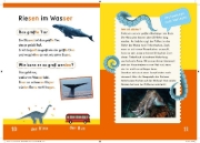 Buchcover und Innenansicht für das Buch: Dein Lesestart: Weißt du schon alles über Supertiere? Ab 1. Klasse