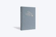 Buchcover und Innenansicht für das Buch: Das 6-Minuten-Tagebuch pur (aquarellblau)